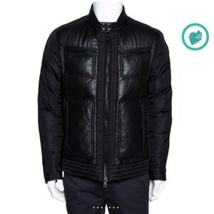 Moncler Black Down Quilted Allemand Jacket